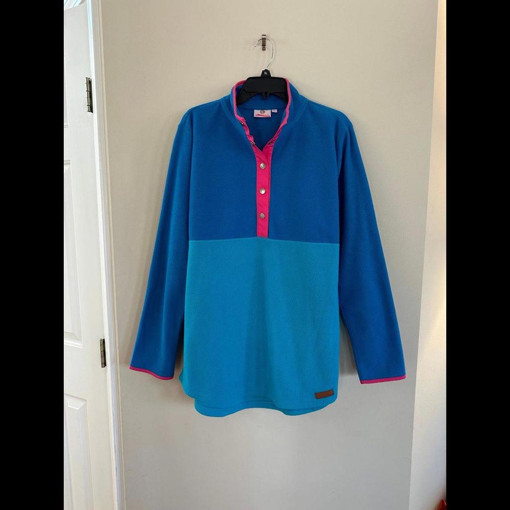 Marleylilly Colorblock‎ Fleece Pullover XL